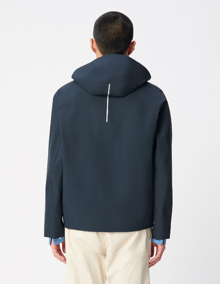 Herren WATERPROOF Marinejacke mit abnehmbarer Kapuze-3