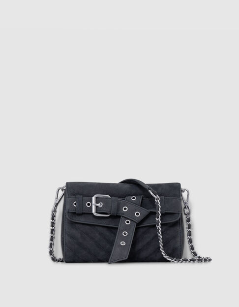 Sac cabas 1440 Escort gris cuir nubuck Femme - IKKS