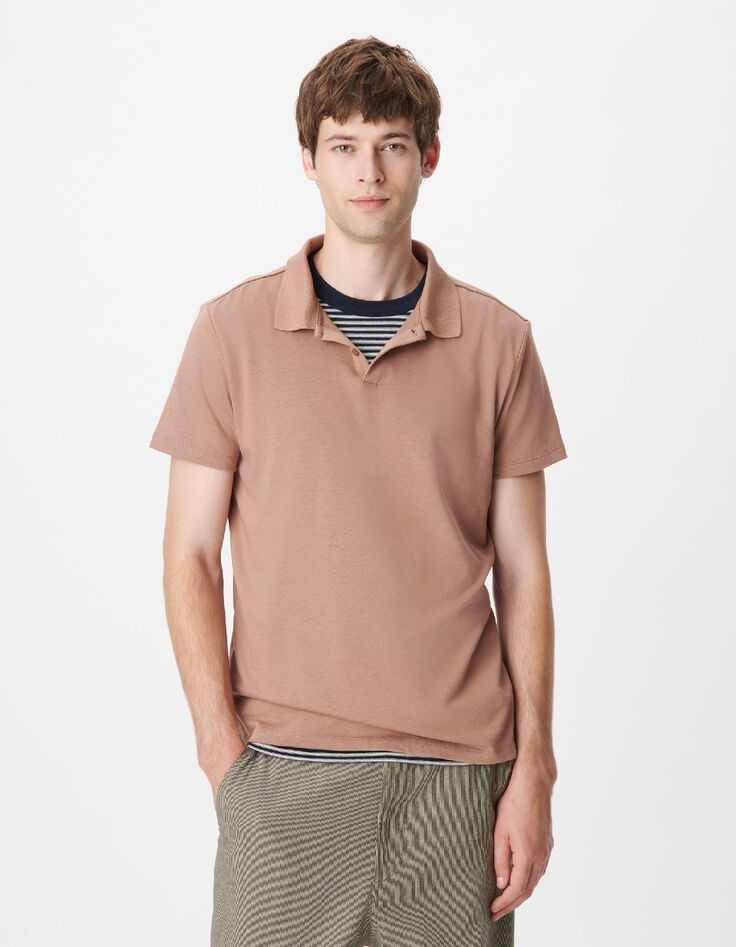 Polo manches courtes coton modal Homme-2