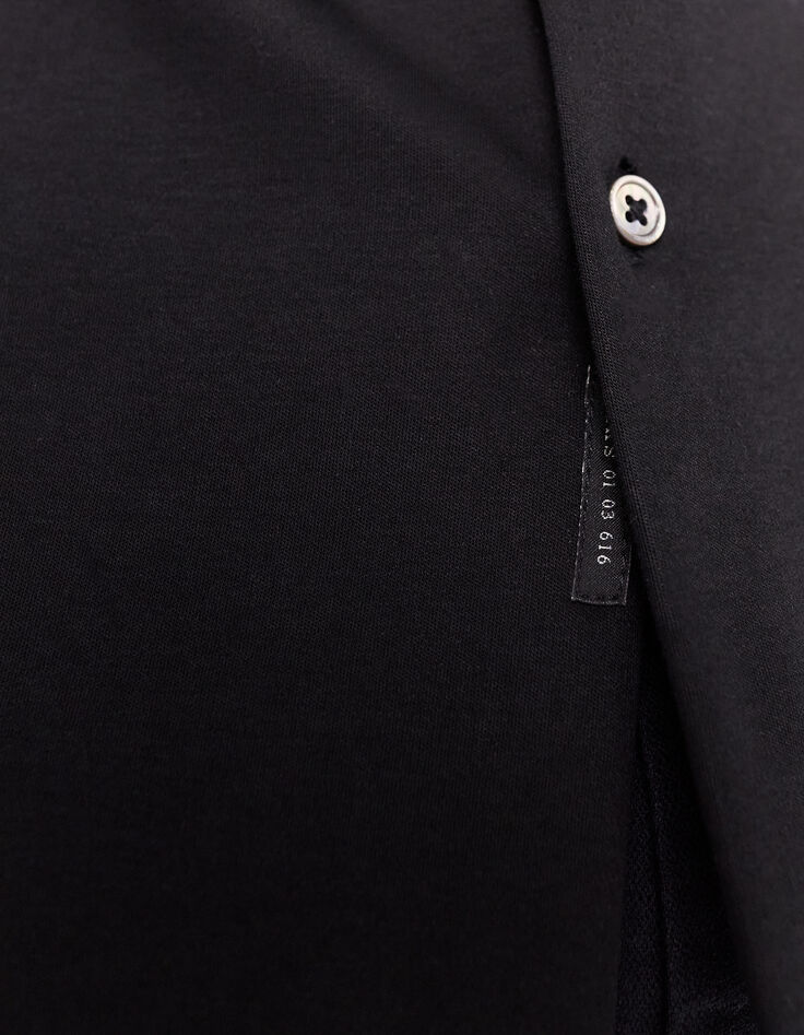 Camisa REGULAR negra Interlock Hombre-6