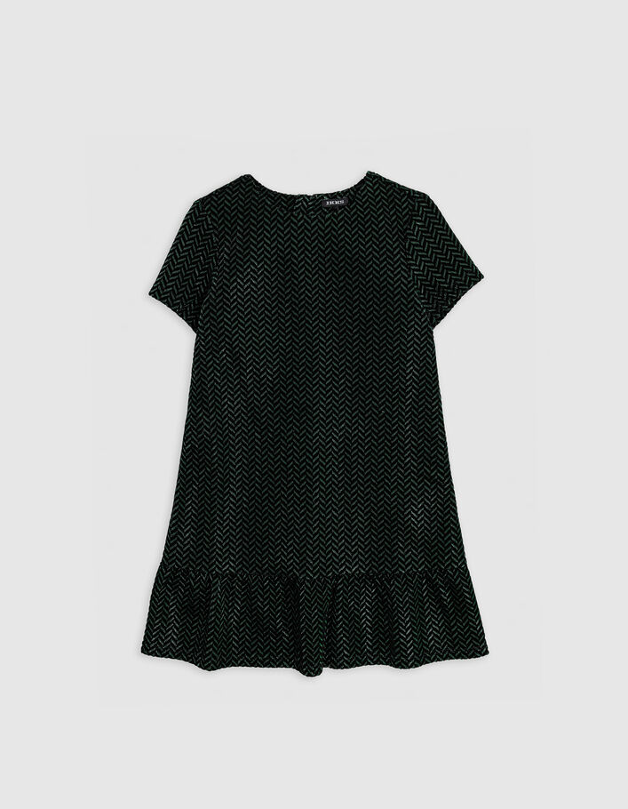 Ikks Robe Maille Noire Femme Robe Noire Maille Velours Motif