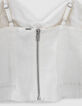 Top en coton forme bustier à bretelles femme-3