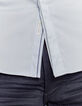 Chemise SLIM ciel à boutons cachés EASY CARE Homme-4