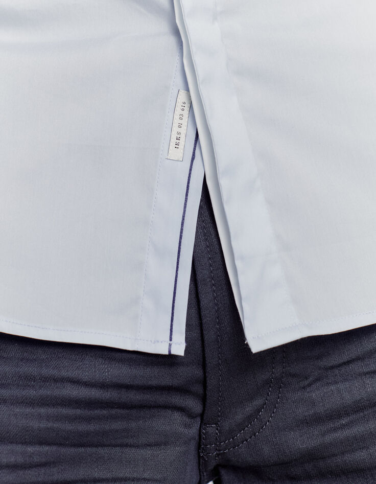 Chemise SLIM ciel à boutons cachés EASY CARE Homme-4