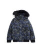Anorak índigo estampado camuflaje pixelado niño -1