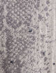 Gray jacquard scarf with python and pearl pattern Women-4