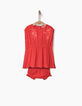 Ensemble rouge bébé fille-1