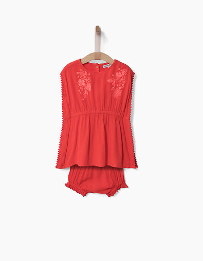 Ensemble rouge bébé fille - IKKS