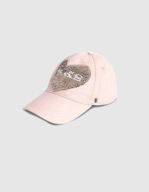 Girls' pink cap