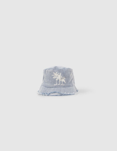 Bob en jean bleu avec palmiers fille - IKKS