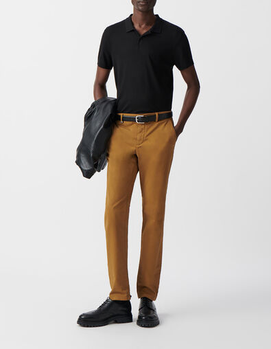 SLIM-Herrenchinohose, safran - IKKS