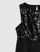 Vestido negro bordados lentejuelas gr&aacute;ficas mujer-8