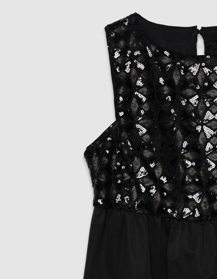 Vestido negro bordados lentejuelas gr&aacute;ficas mujer-8