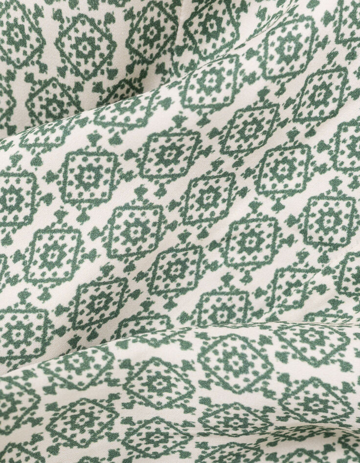 Robe verte LENZING&trade; ECOVERO&trade; ethnique Femme-6