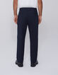 Men’s navy upcycled REGULAR chino trousers-3