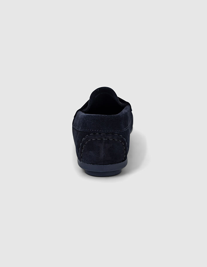 Boys’ navy suede loafers - IKKS