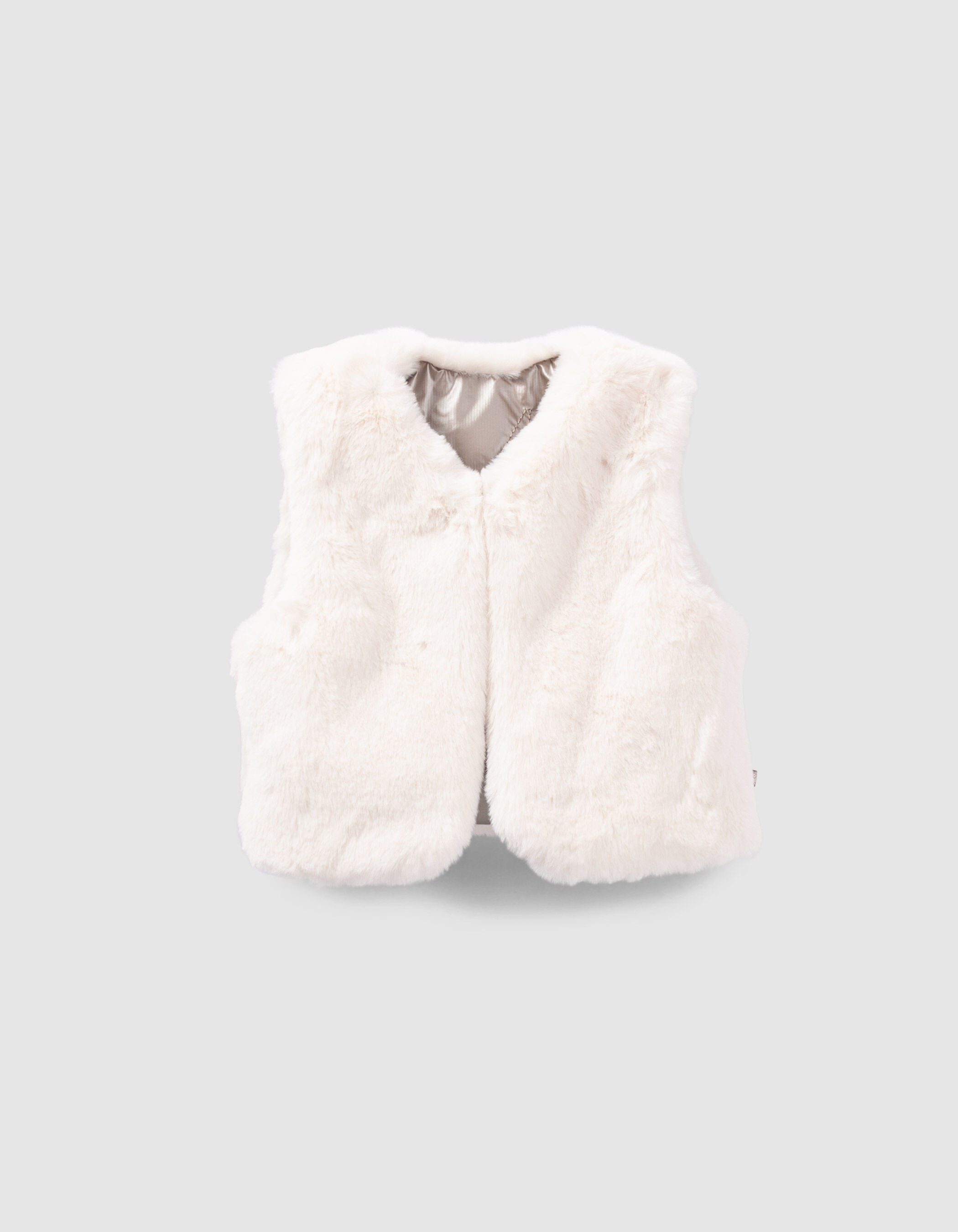 Gilet fille doré outlet