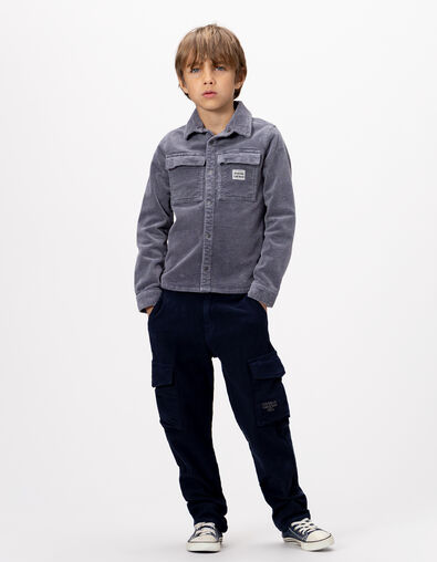 Rechte marine broek battlestijl jongens - IKKS