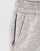 Pantalón jogging gris jaspeado medio SPORT LAB niño -4