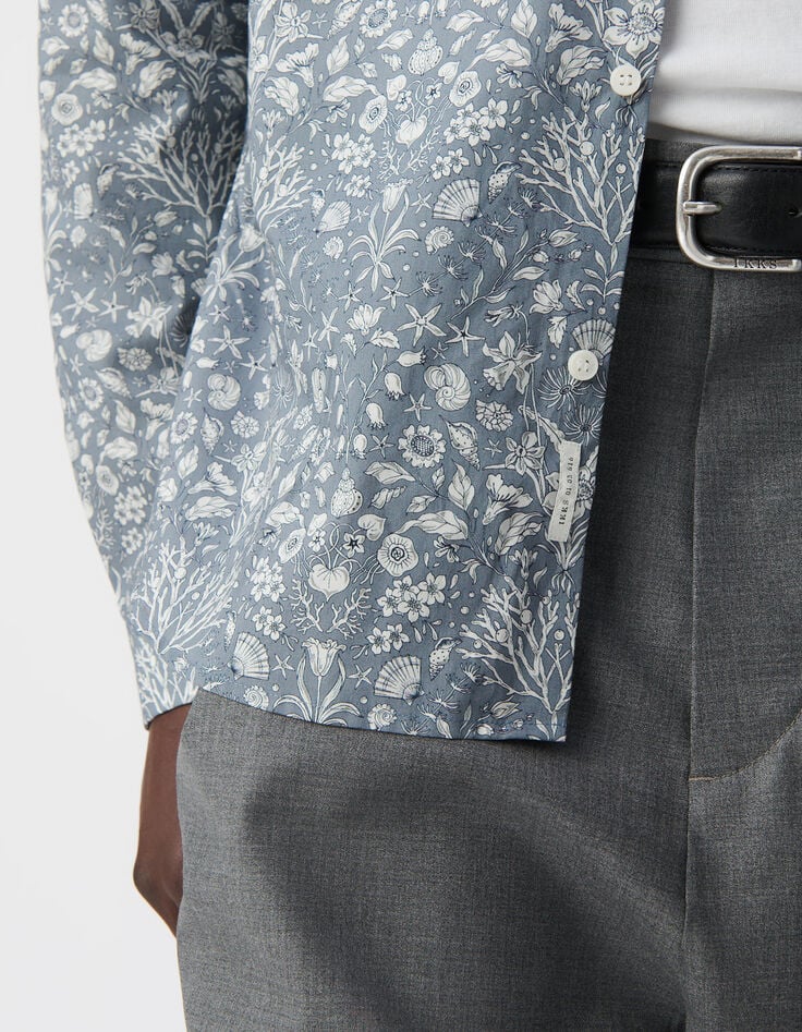 Men&rsquo;s storm shell Liberty fabric SLIM shirt-5