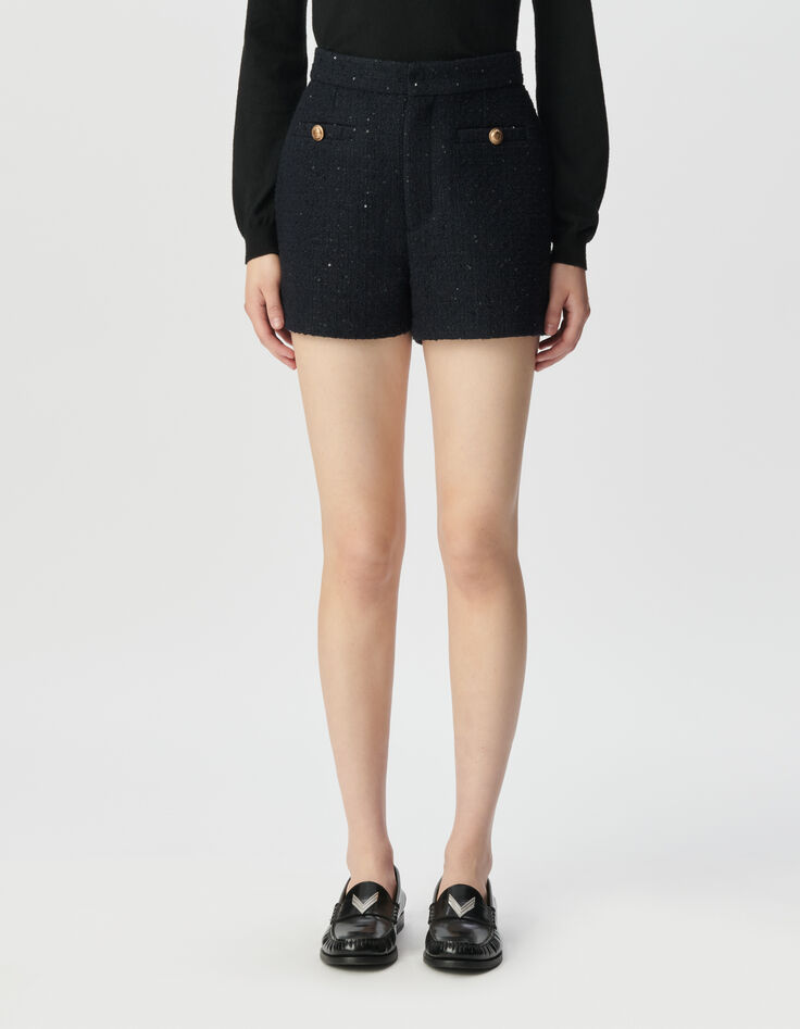 Marine short tweedeffect Dames-2