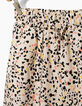 Short fluido melocotón estampado tachista niña-2