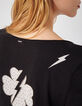 Women’s black organic cotton long sleeve T-shirt-3