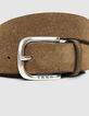 Ceinture bronze cuir Homme-3