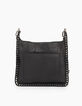 The Postman Rock women’s black studded leather tote bag-3