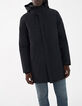 Parka noire mate WATERPROOF BREATHABLE Homme-2