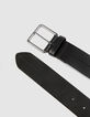 Ceinture noire cuir Homme-3