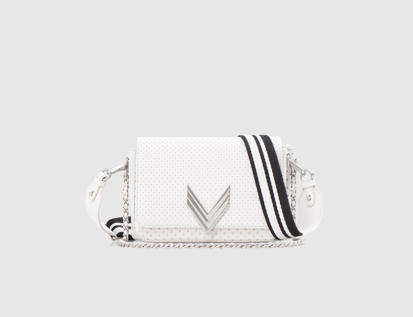 El bolso 111 de piel KINGSTON blanca - IKKS-1