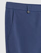 Men's blue slim-fit chino pants-2