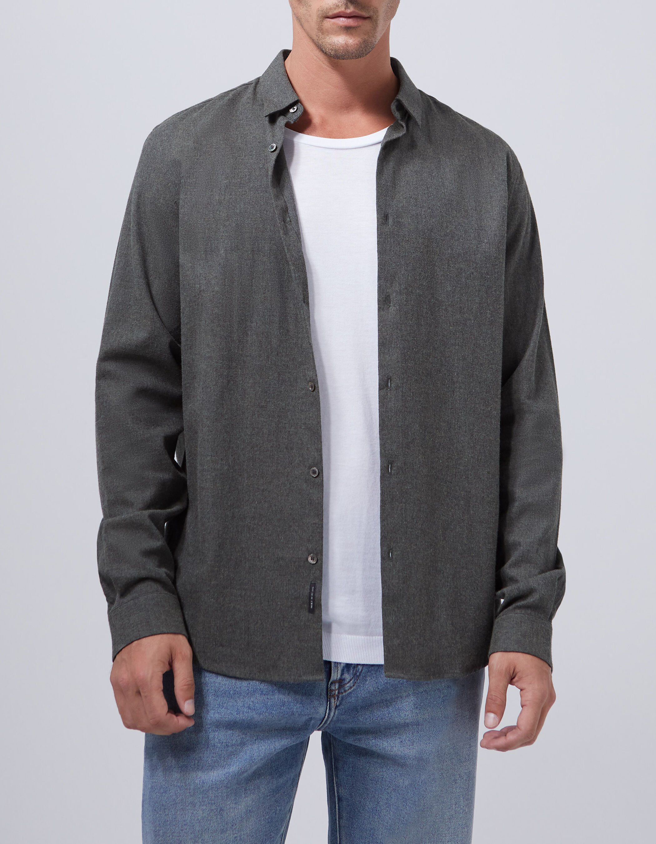 Chemise kaki ikks discount