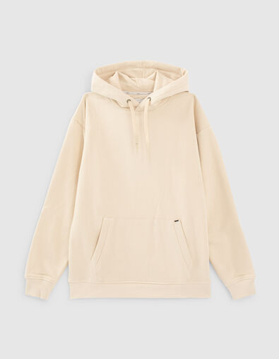 Herrensweatshirt mit Kapuze und K&auml;ngurutasche - IKKS