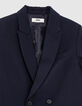 Gender Free-Blazer croisé marine Mixte-3