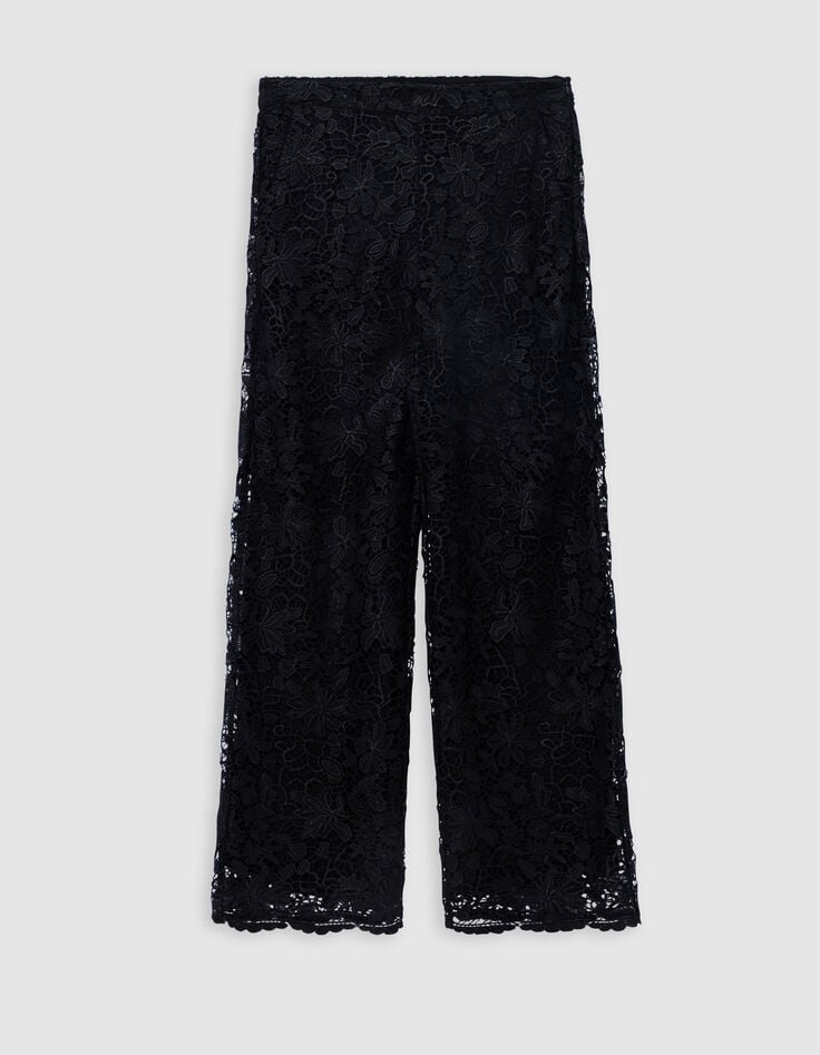 Pantalon noir tout dentelle Femme-5 Pantalon noir tout dentelle Femme-5