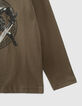 Boys’ khaki THE LEGEND OF ZELDA™ T-shirt with Link image-5