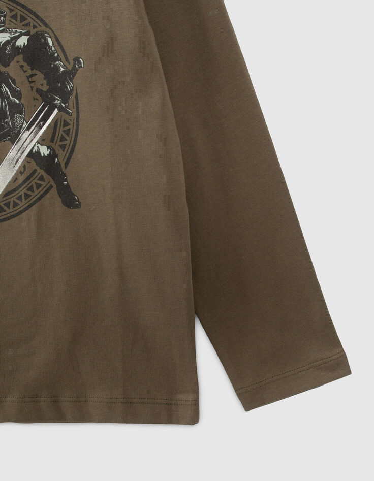 Boys’ khaki THE LEGEND OF ZELDA™ T-shirt with Link image-5