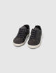 Boys’ dark grey suede trainers-3