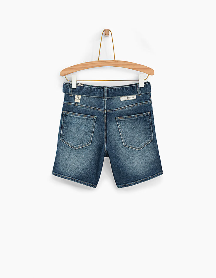 Stone Blue Mom-Jeansshorts für Mädchen-3
