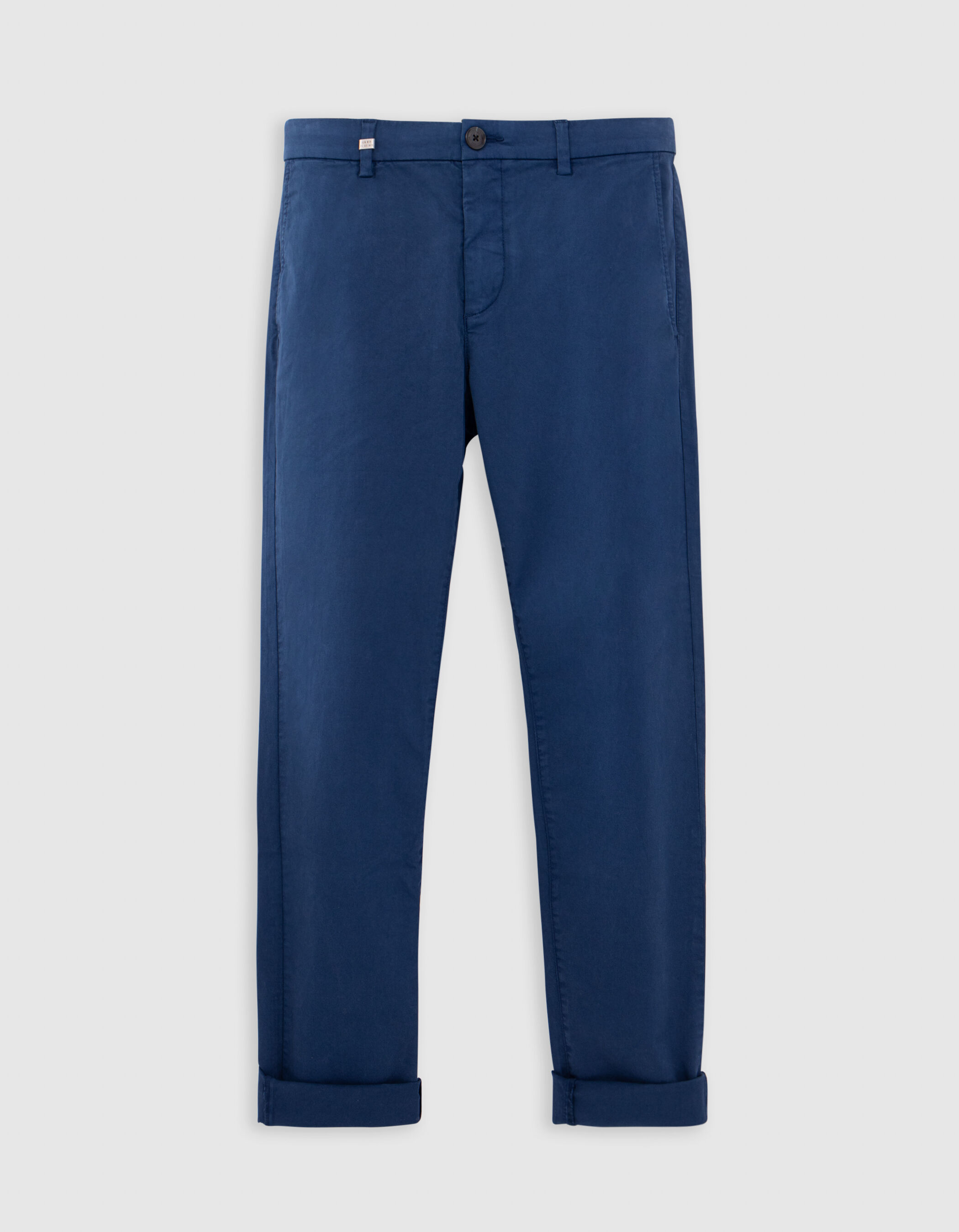 Men s SLIM cobalt chino pants IKKS