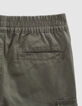 Khaki Jungen-JOGGER-Bermudas aus Lyocell-Mix-8