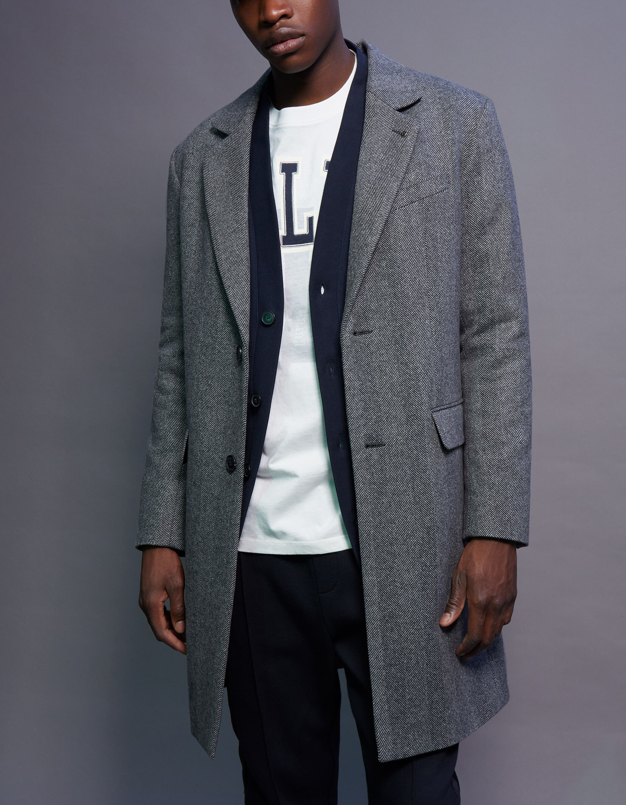 Ikks manteau gris online