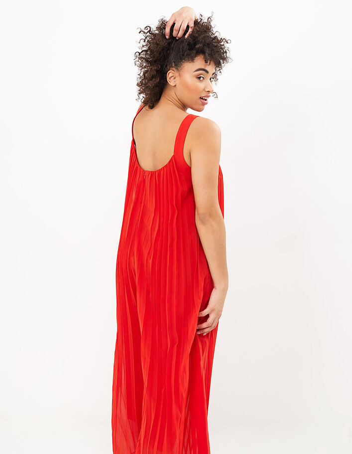 I.Code flame pleated strappy jumpsuit - I.CODE