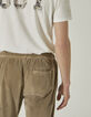 Jogging vison en velours côtelé Homme-5