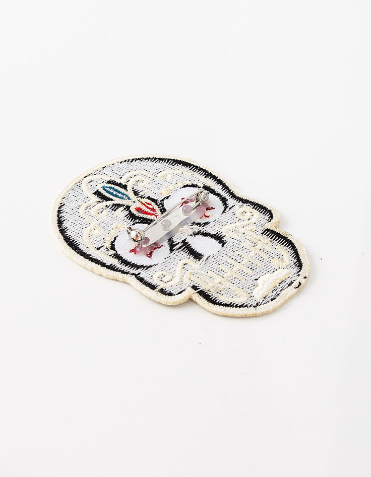 Broche tête de mort femme-3