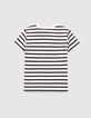 Jungenmatrosenshirt mit Streifen und Patch-5