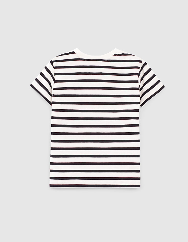 Jungenmatrosenshirt mit Streifen und Patch-5