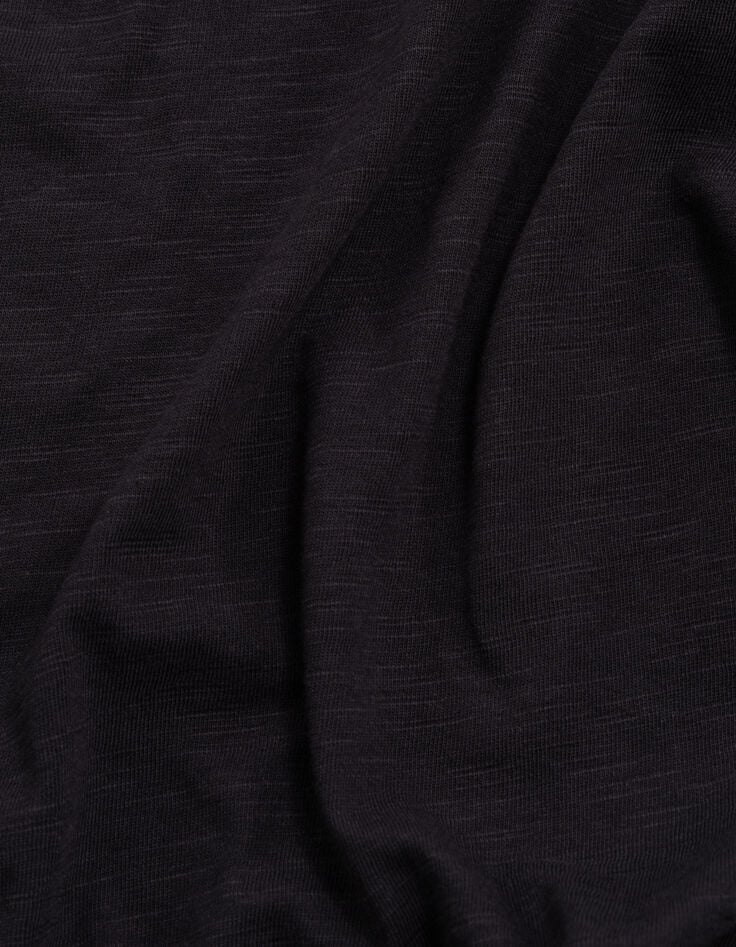 T-shirt noir coton bio guitare-ampli sur imprimé garçon-6